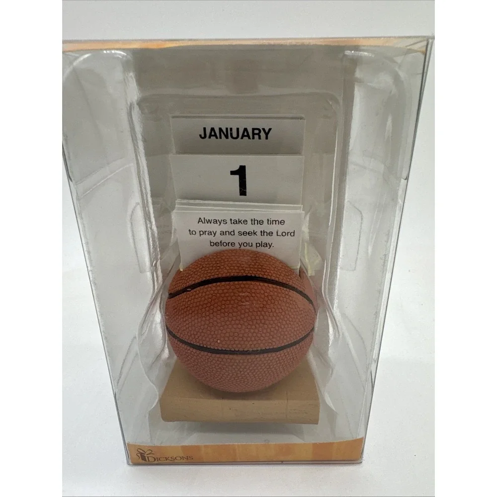 Dicksons‎ Sports Perpetual Basketball Calendar Daily Scripture Verses New